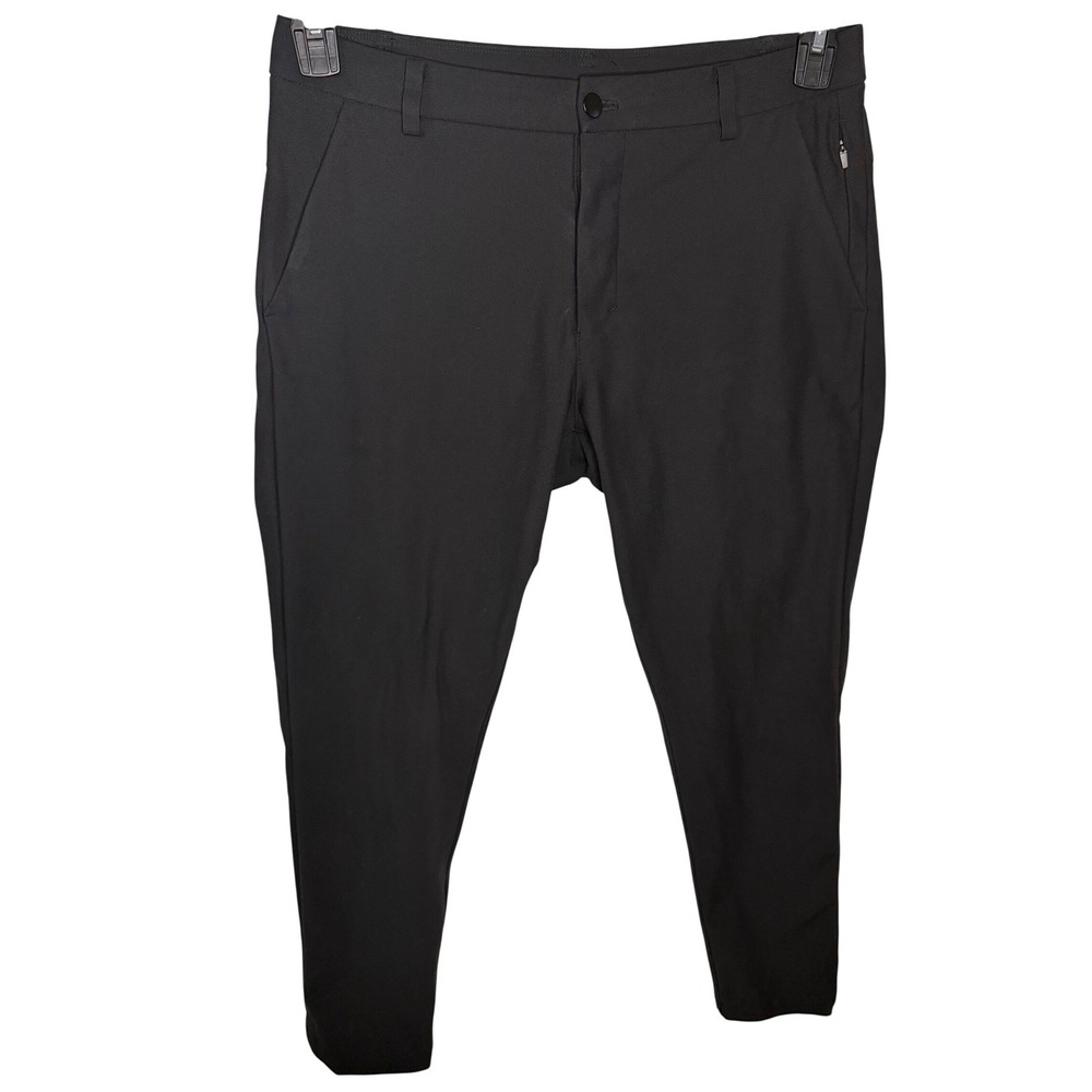 Lululemon Commission Pant 32 Black Warpstreme Trousers M5710S Men's 32x31 Career